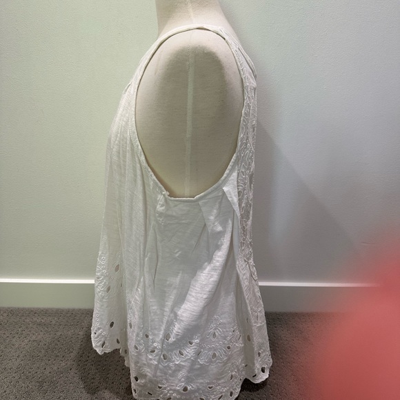 Free People sleeveless lace trim top - Picture 5 of 9